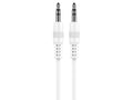 Cablu Audio Techancy 3.5mm Jack-Jack, Alb, 1m